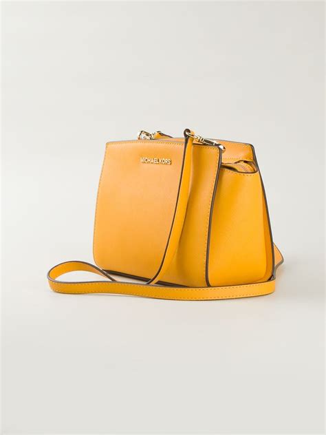 michael kors selma neon yellow|michael kors selma crossbody bag.